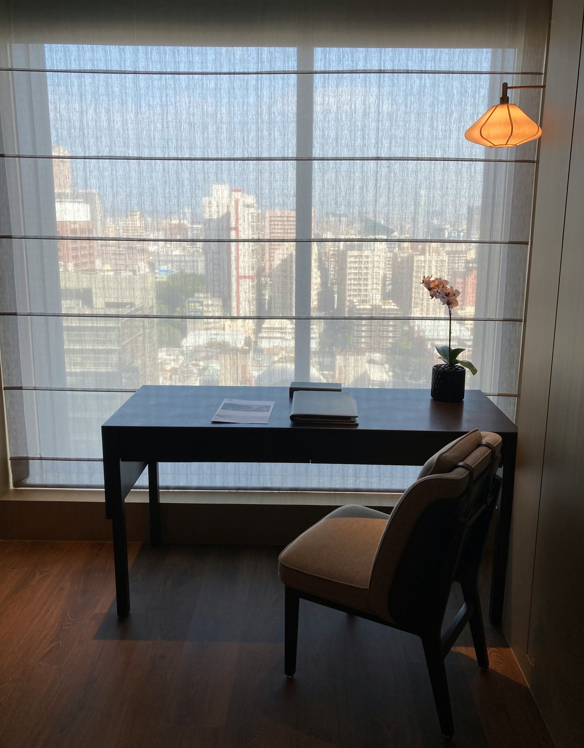 study table in a premium apartment